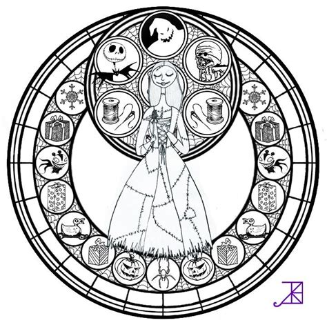 disney stained glass coloring pages - Clip Art Library