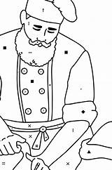 Coloriage boulanger ♥ En Ligne à Imprimer Gratuit sketch template