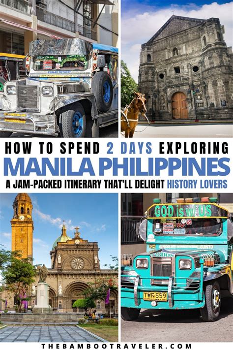 Manila itinerary 2 days culture history food 2022 – Artofit