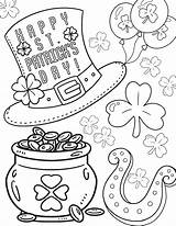 Saint Patricks Day Coloring Pages For Kids sketch template