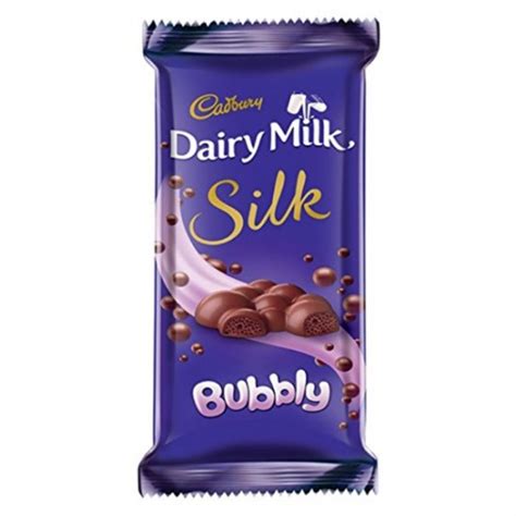Cadbury Dairy Milk Silk Bubbly Chocolate bar - Harish Food Zone