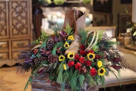 Casket spray with a cowboy boot and rope | Funeral flower arrangements, Casket flowers, Funeral ...