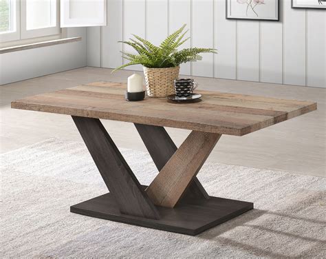 Casamode Carla V-shaped Base Modern Coffee Table | Coffee table design modern, Coffee table ...
