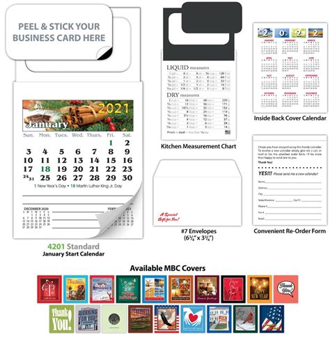 Magnetic Business Card Calendars | Promo Solutions