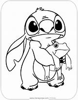 Stitch Disney Character Coloring Pages Lilo And Sketch Page sketch template