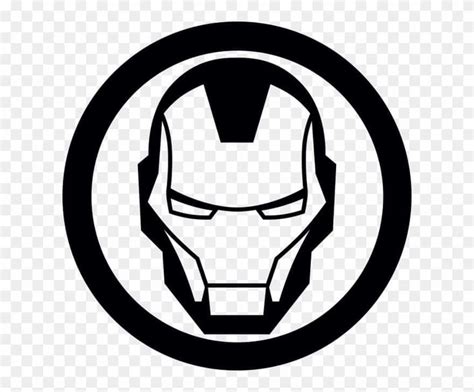 The Avengers Symbol in Black and White