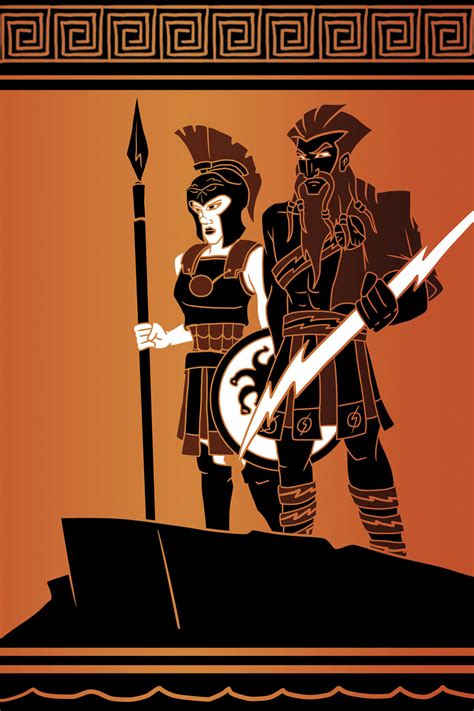 Zeus and Athena by N-ZERO on DeviantArt