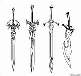 Katana Sword Coloring Pages sketch template