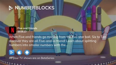 Watch Numberblocks season 3 episode 13 streaming online | BetaSeries.com