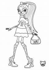 Free Printable Monster High Coloring Pages For Kids sketch template