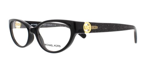 MICHAEL KORS Eyeglasses MK8017 3099 Black/Black Glitter 50MM - Walmart.com