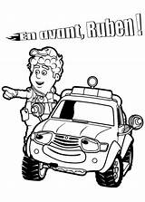 Big Chris And Plugger On Mission To Save Roary The Racing Car Coloring  sketch template