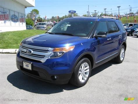 Deep Impact Blue Metallic 2013 Ford Explorer XLT EcoBoost Exterior ...