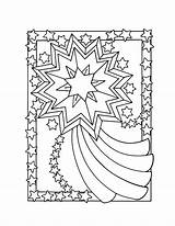 Star Coloring Pages – Printable sketch template