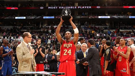 Kobe Bryant Honored By NBA With Revamped All-Star MVP Trophy