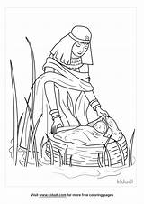 Bible Coloring Pages Moses sketch template