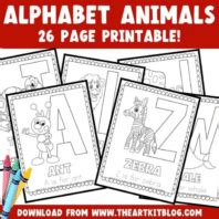 Animal Alphabet Coloring Pages | Free Homeschool Deals