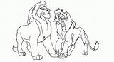 Animal Coloring How To Draw Scar From Lion King Step 7  sketch template