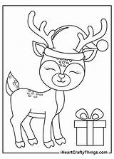 Printable Santa Claus And Reindeer Coloring Pages sketch template