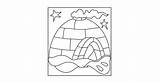 Igloo ice House coloring Page ♥ Online And Print For Free sketch template