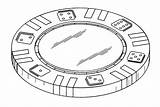 Poker Chips Drawing At PaintingValleycom  Explore Collection Of sketch template