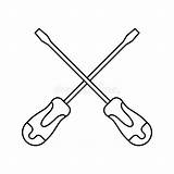 Screwdriver Coloring Clipartmag Sketch Page sketch template