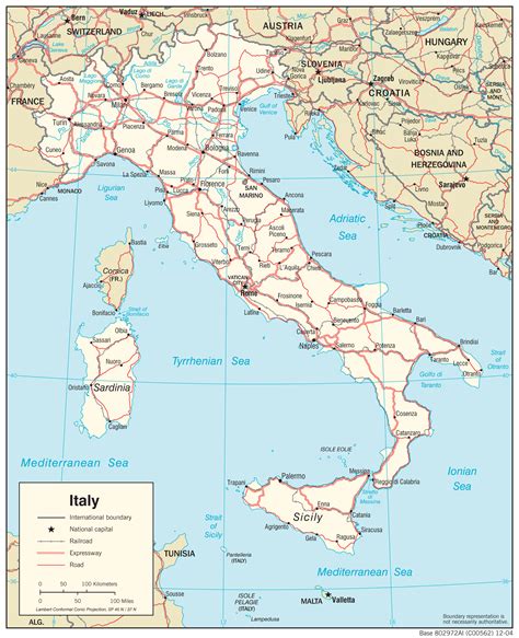 Printable Italy Map With Cities - Printable Calendars AT A GLANCE