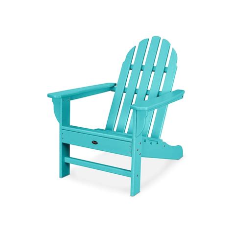 Trex Outdoor Furniture Adirondack Aruba HDPE Frame Stationary Adirondack Chair(s) with Slat Seat ...