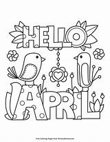 Free Printable Spring Coloring Pages EBook For Use In Your Classroom Or  sketch template