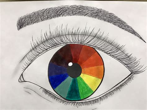 Pin by JagArtEd on Color Wheel Eyes | Color wheel art projects, Color theory art, Middle school ...