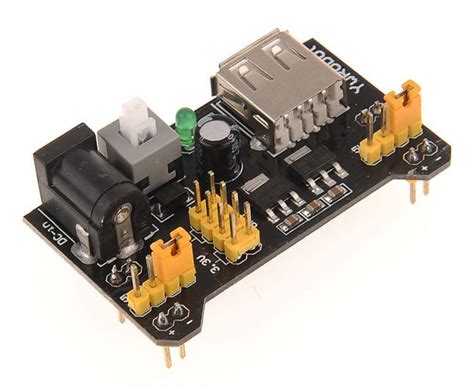 Breadboard Power Supply Module 3.3V 5V MB102 Switched Header Arduino PIC Pi | All Top Notch