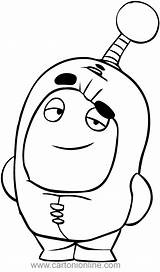 Coloriage De Jeff Des Oddbods sketch template