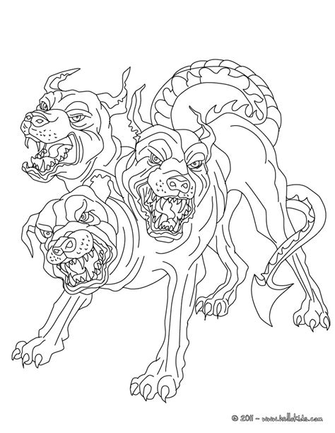 Greek Mythology Coloring Pages Hades