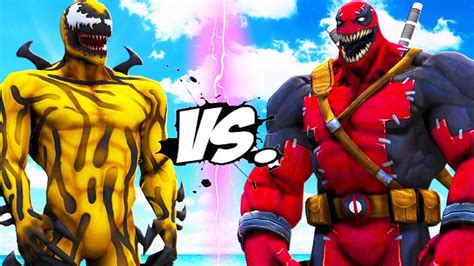 VENOMPOOL VS YELLOW VENOM (Phage Symbiote) - YouTube