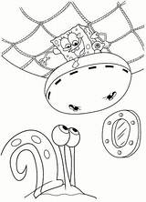 Spongebob Squarepants Gary Coloring Pages sketch template