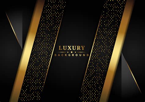 Abstract Gold and Black Overlapping Layers Luxury Background 1105481 Vector Art at Vecteezy