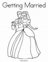Getting Married Coloring Page  Twisty Noodle sketch template