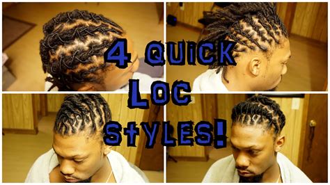 4 LOCSTYLES for SHORT locs (UNISEX) | Dreadlock hairstyles for men, Short locs hairstyles, Short ...