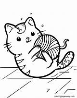 Crochet Yarn Pages Coloring sketch template