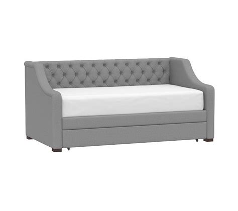 Tufted Daybed & Trundle | Pottery Barn Kids | Daybed with trundle, Pop up trundle bed, Trundle ...