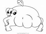 Big Baby Buns From Breadwinners Coloring Page For Kids  Free sketch template