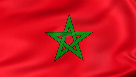 Morocco Flag Stock Footage Video | Shutterstock