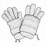 Mittens coloring Page – Coloring Corner sketch template