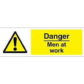 Danger Men At Work Sign | Cheap Danger Men At Work Sign from our Hazard Signs range.