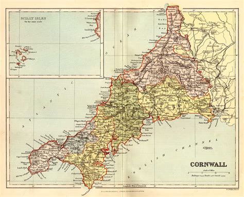 Historical description of Cornwall, England