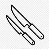 Knife clipart coloring Page Transparent FREE For  sketch template