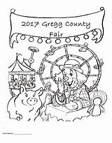 Country Fair Coloring Pages Sketch Page sketch template