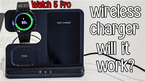 Samsung Galaxy Watch 5 Pro | Wireless Charger Compatibility Test - YouTube