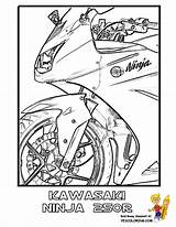 Kawasaki Ninja Coloring Pages sketch template