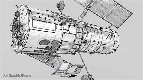 3D Model Hubble Space Telescope Diagram